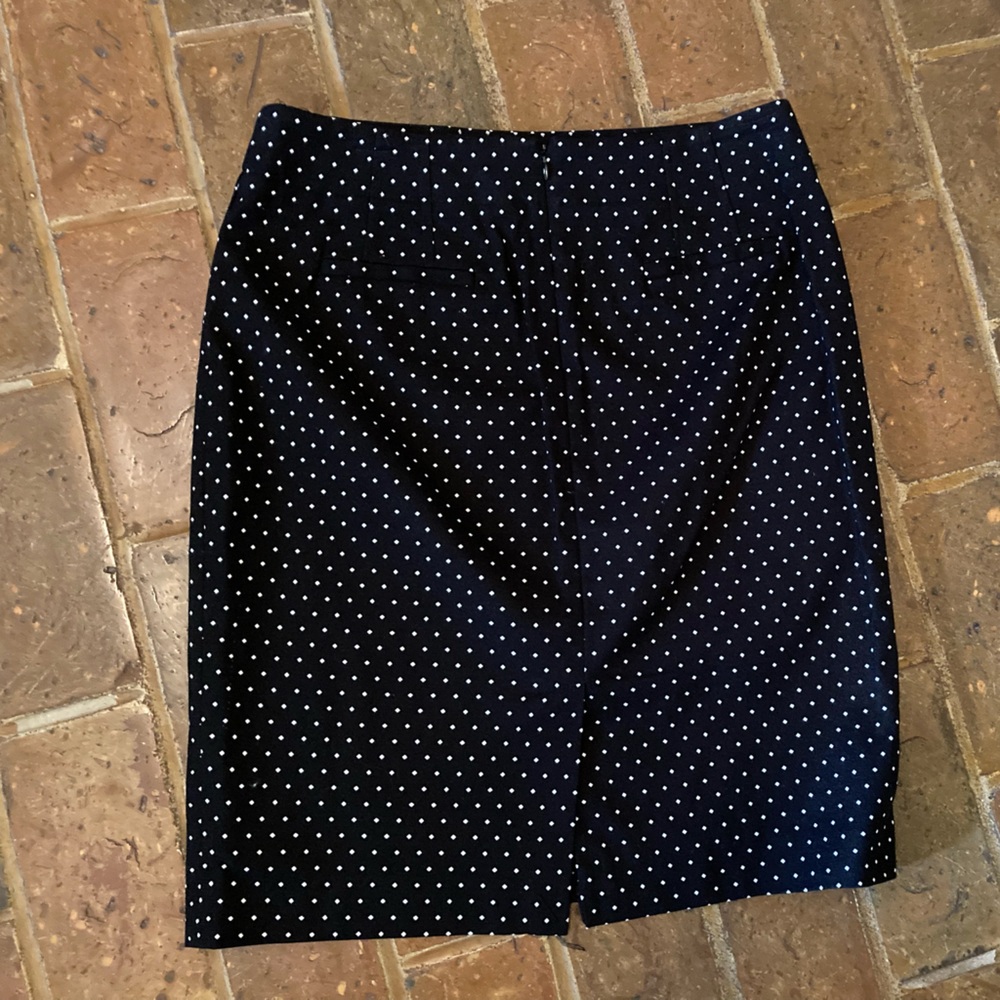 Rafaella Black Polka Dot Mini Pencil Skirt - Picture 5 of 6